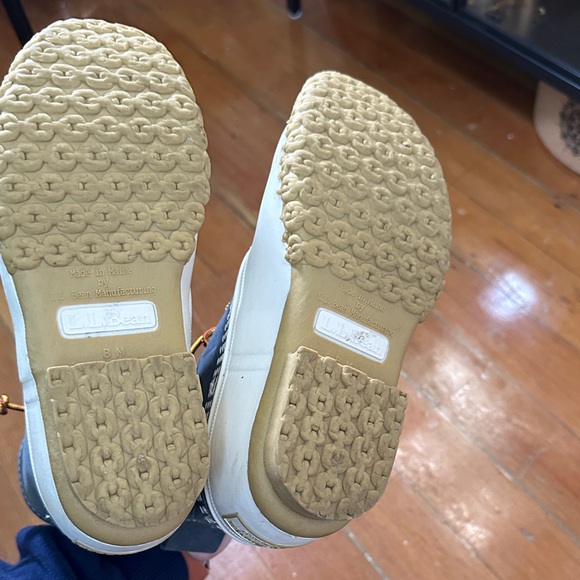 L.L. Bean Blue and White Winter Boots - Picture 9 of 9